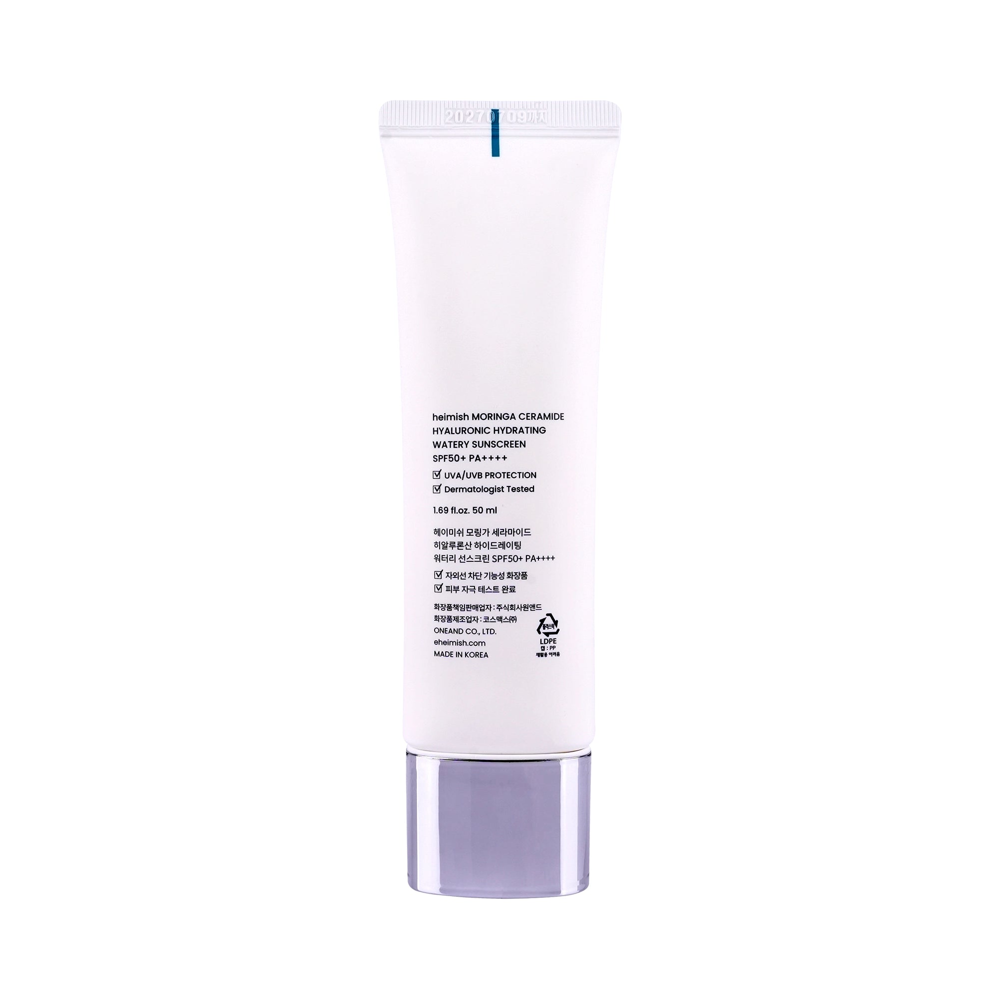 59315-Heimish Moringa Ceramide Watery Sunscreen SPF50+ PA++++ 50mL +7