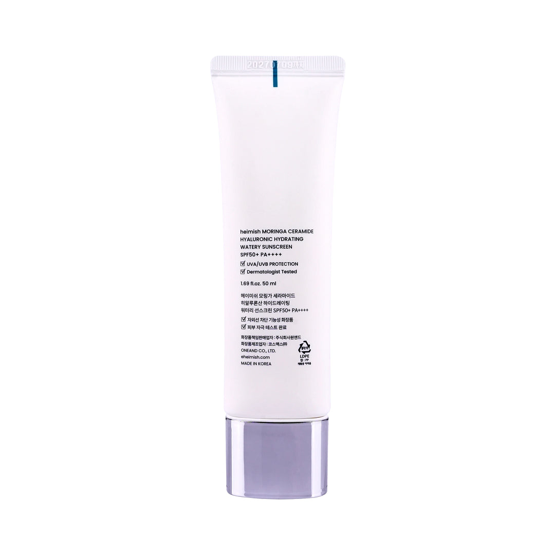 59315-Heimish Moringa Ceramide Watery Sunscreen SPF50+ PA++++ 50mL +7