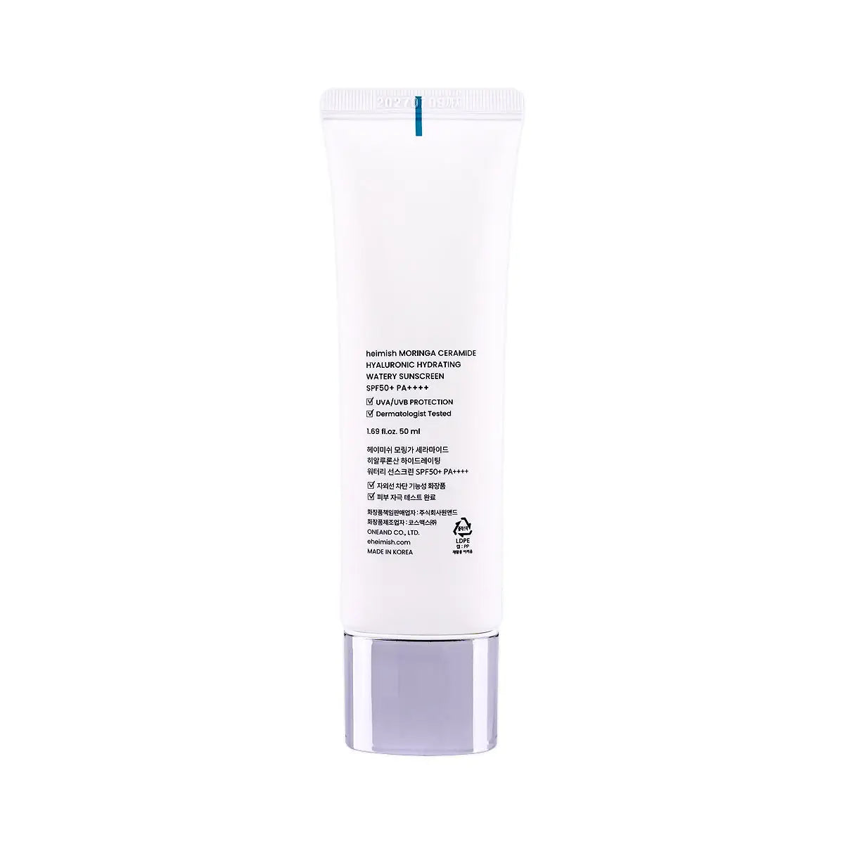 59315-Heimish Moringa Ceramide Watery Sunscreen SPF50+ PA++++ 50mL +8