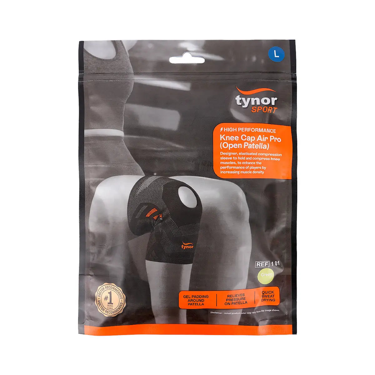 59333-Tynor Sport Knee Cap Open Patella-101 L