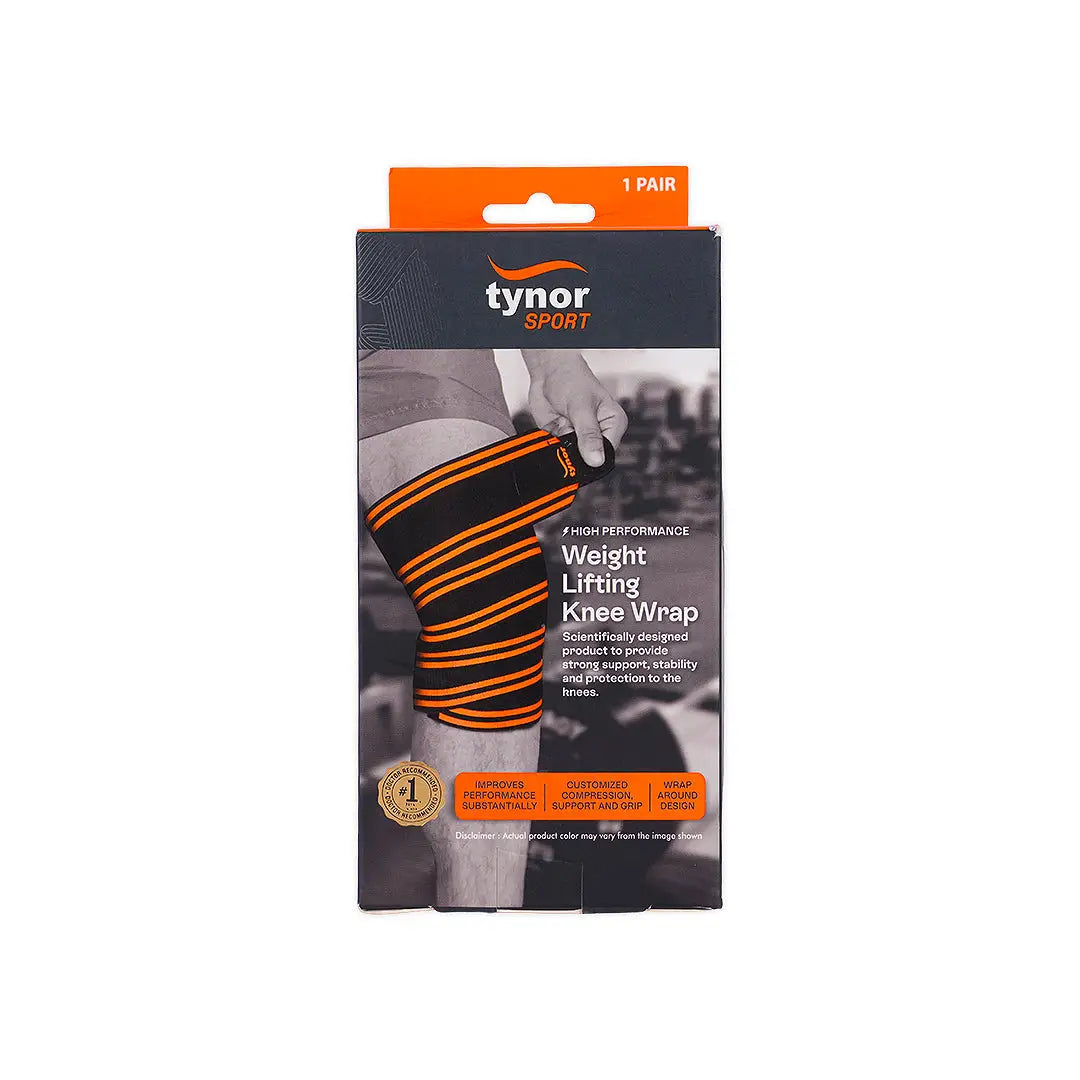 Tynor Sport Weight Lifting Knee Wrap-104 NO