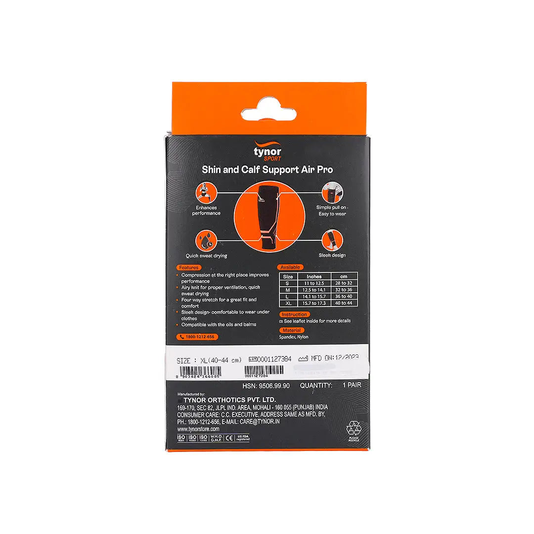 Tynor Sport Shin And Calf Support-702 XL
