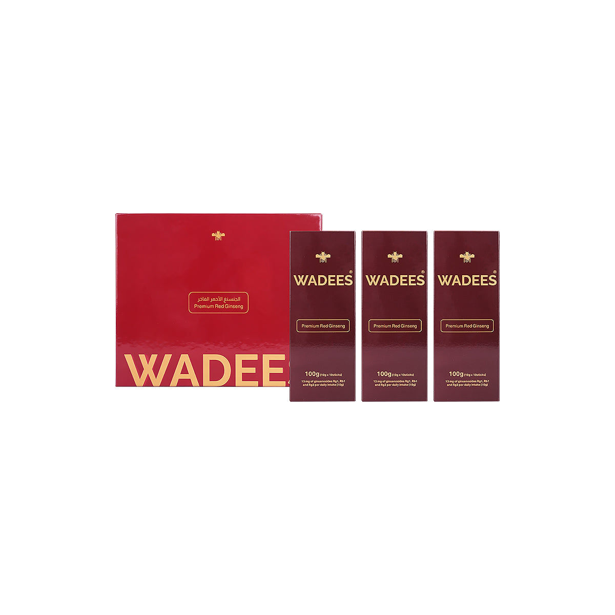 Wadees Premium Red Ginseng 10x30 Sticks