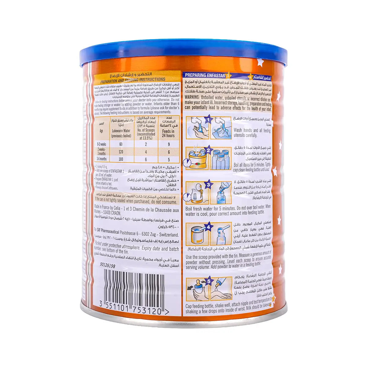 59366-Enfastar Develop No.1 (0-6m) 400g +1