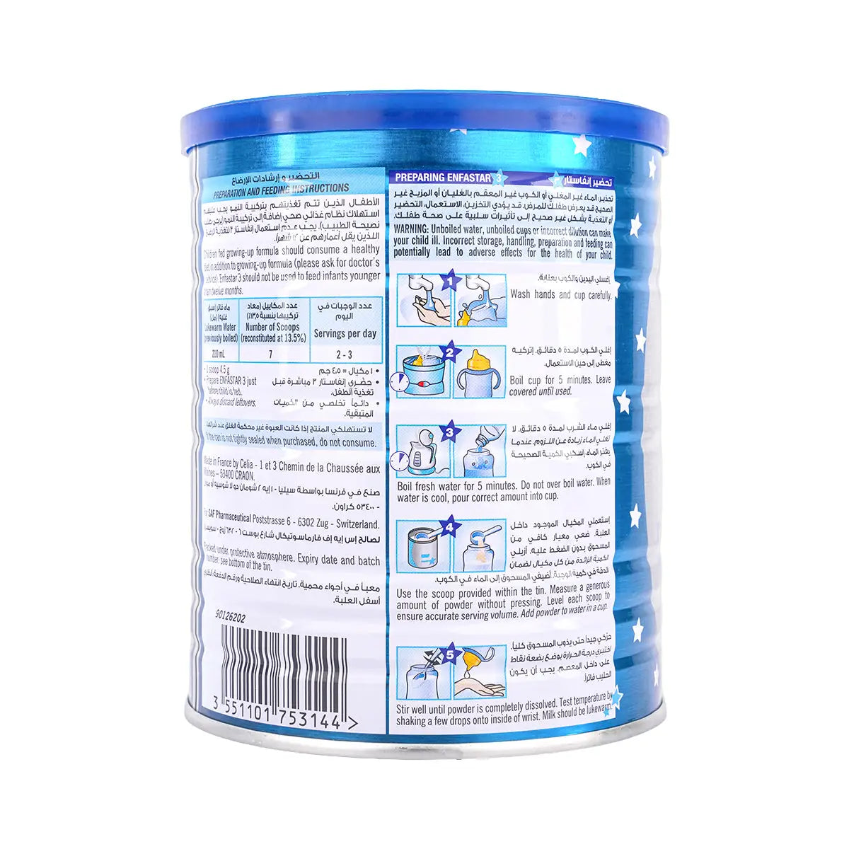 59368-Enfastar Develop No.3 (1-3Y) 400g +1