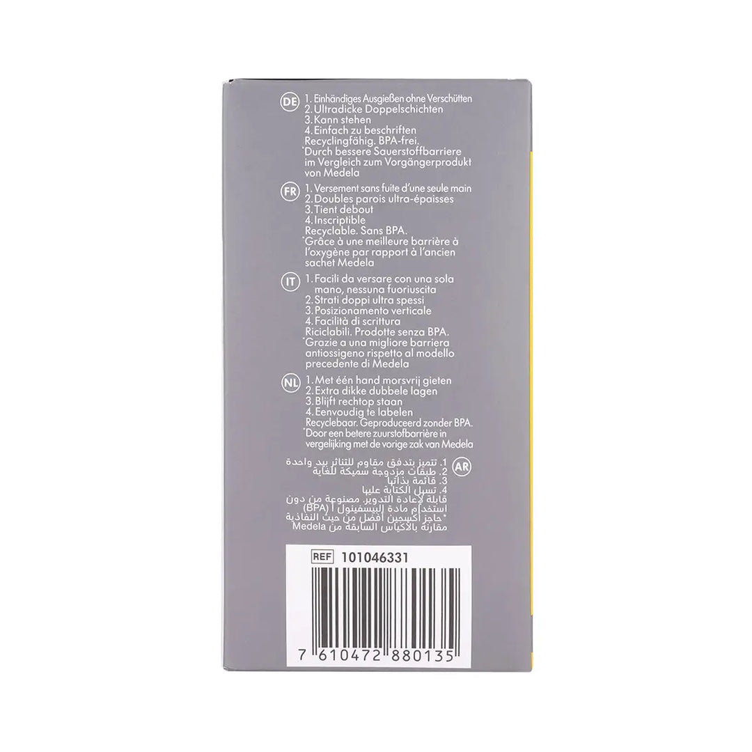 59369-Medela Breastmilk Storage Bags 210mLx50Pcs +4