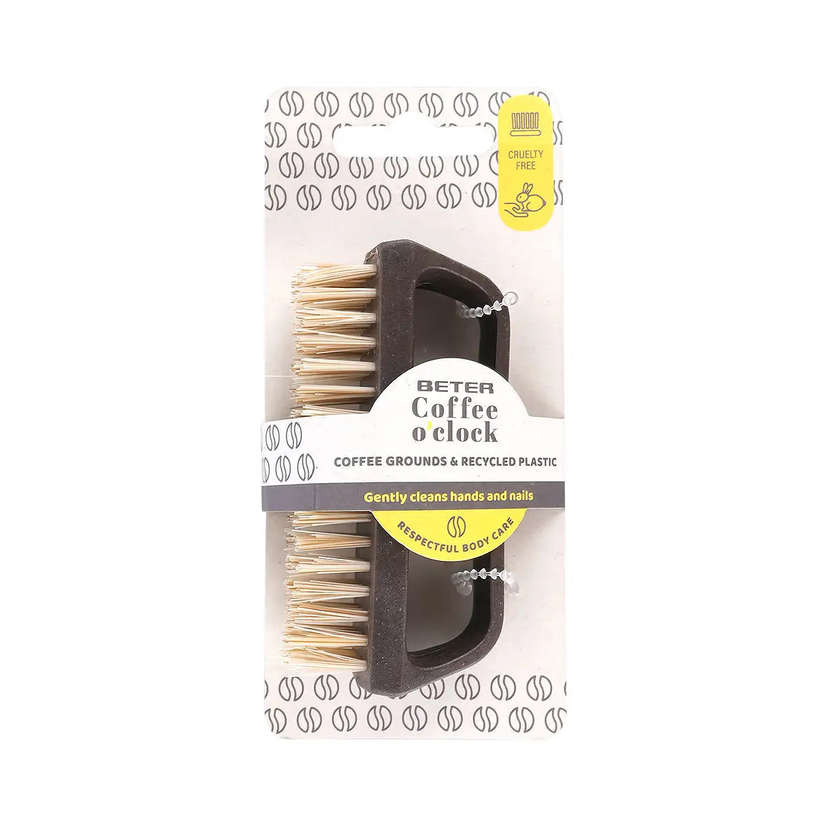1-Beter Coffee O'Clock Recycled Nail Brush-22195