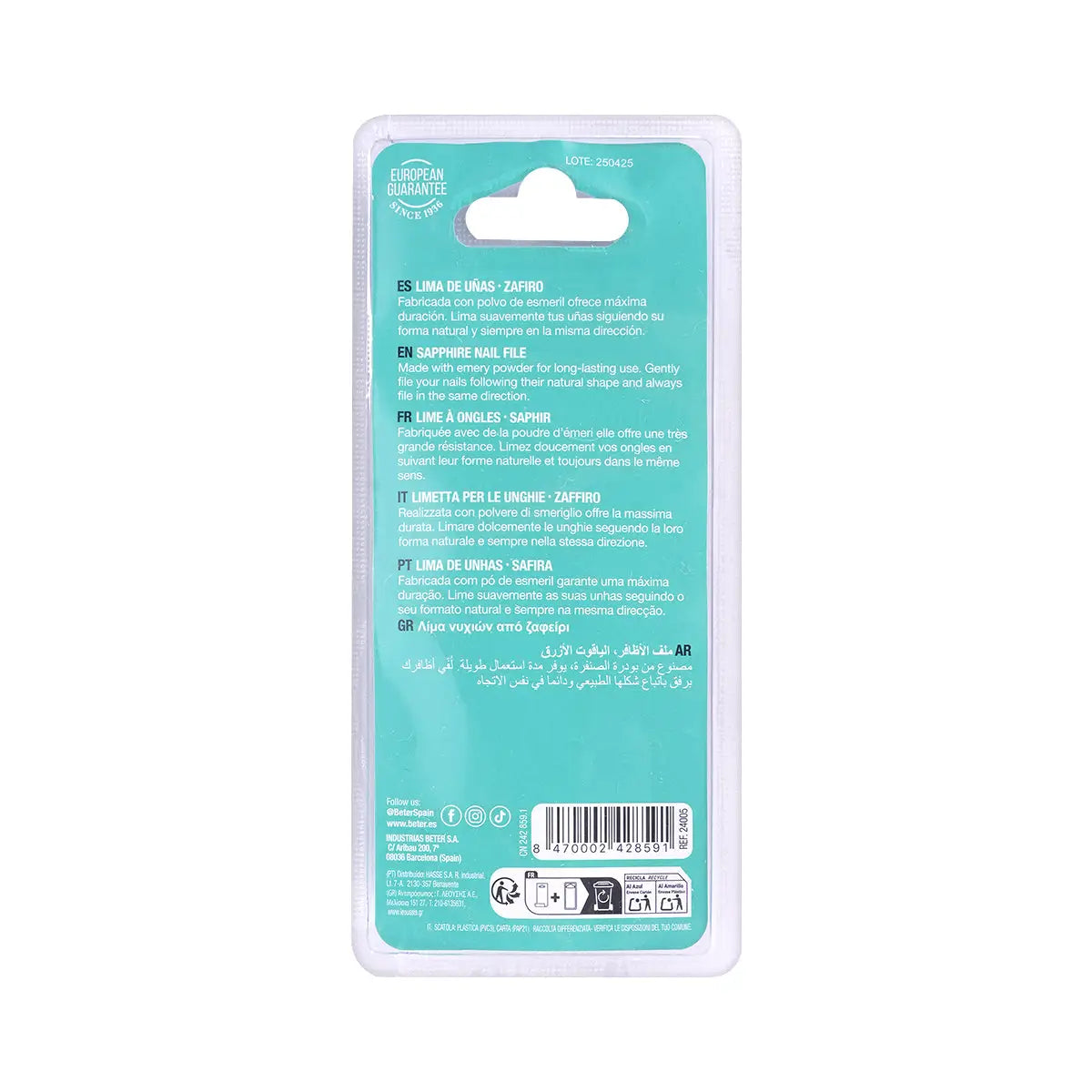 2-Beter Sapphire Nail File-24005 +1