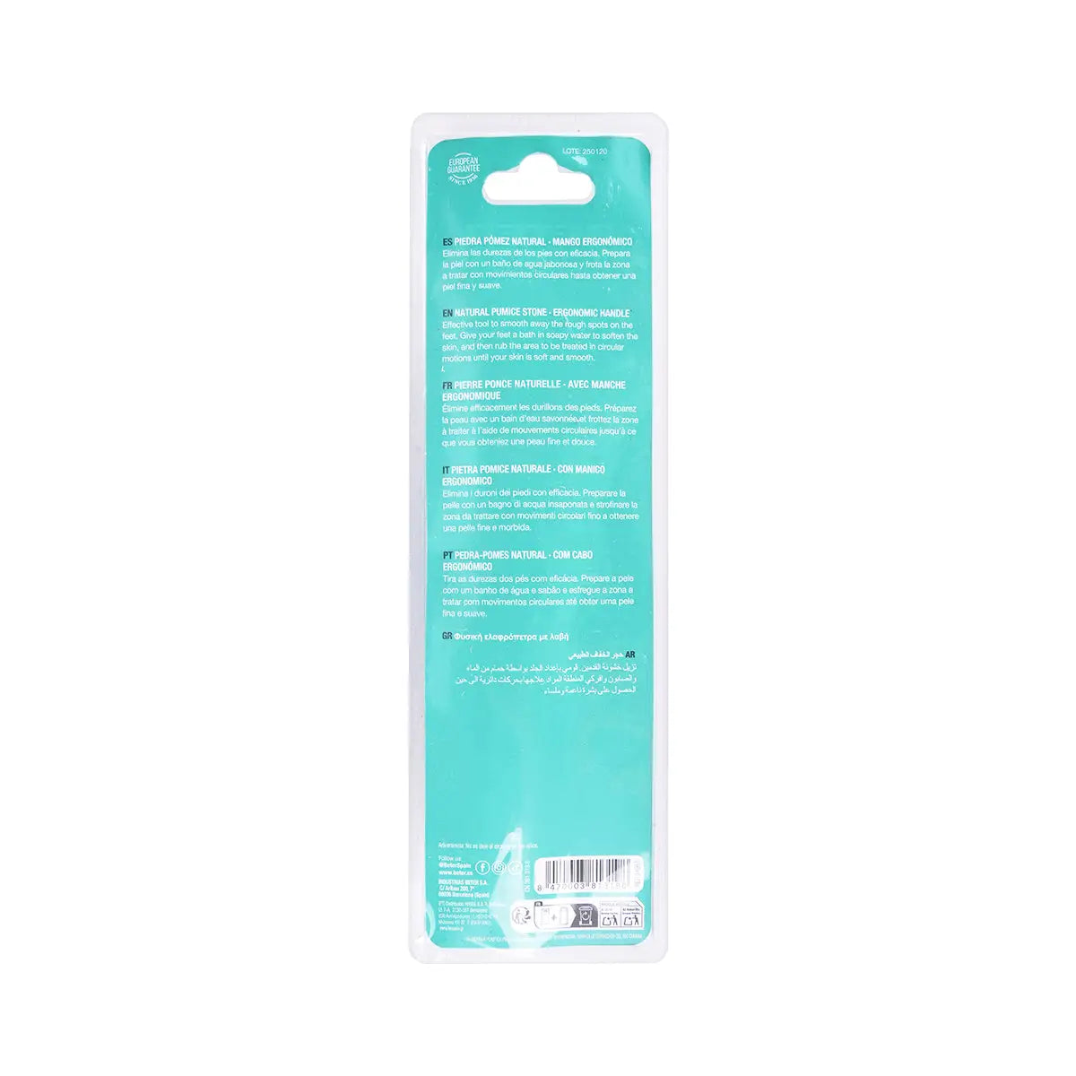 2-Beter Natural Pumice Stone With Ergonomic Handle-24951 +1