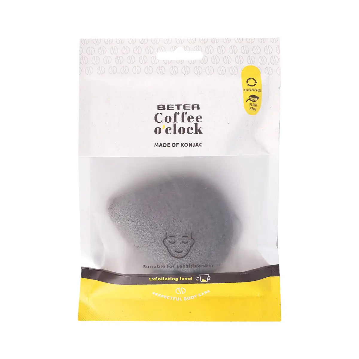 1-Beter Coffee O'Clock Konjac Facial Cleansing Sponge-22046
