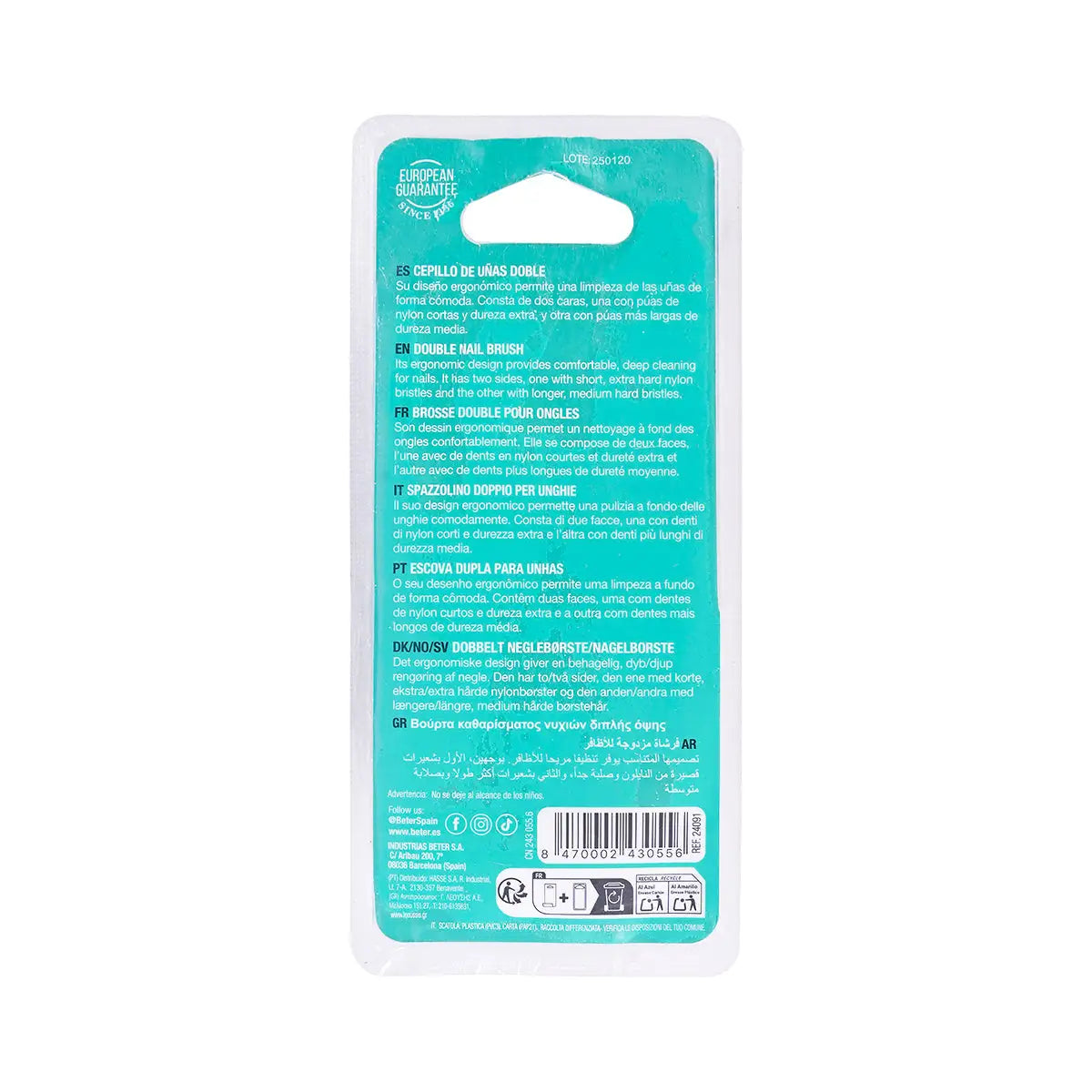 2-Beter Double Nail Brush-24091 +1