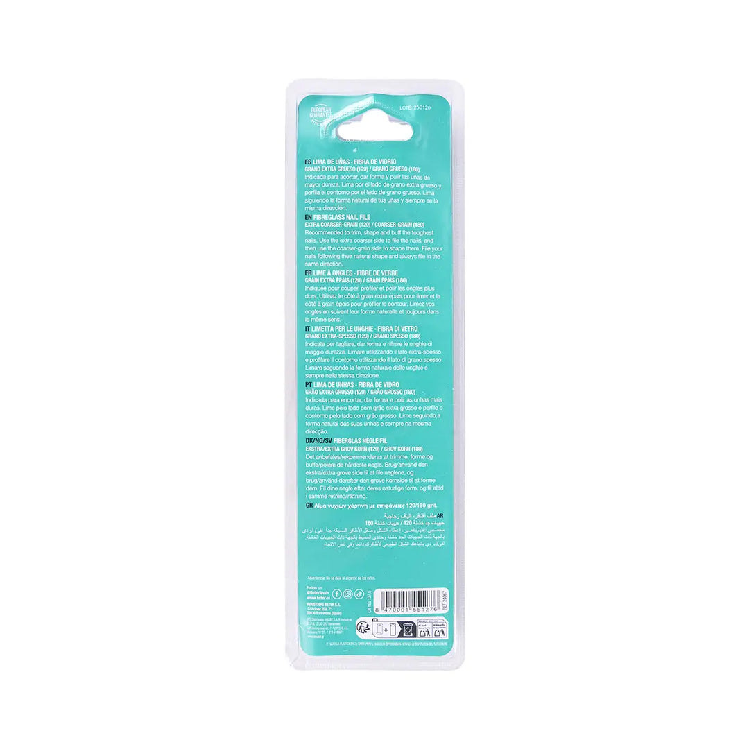 59399-Beter Fiberglass Nail File 120/180 Grit-24067 +1