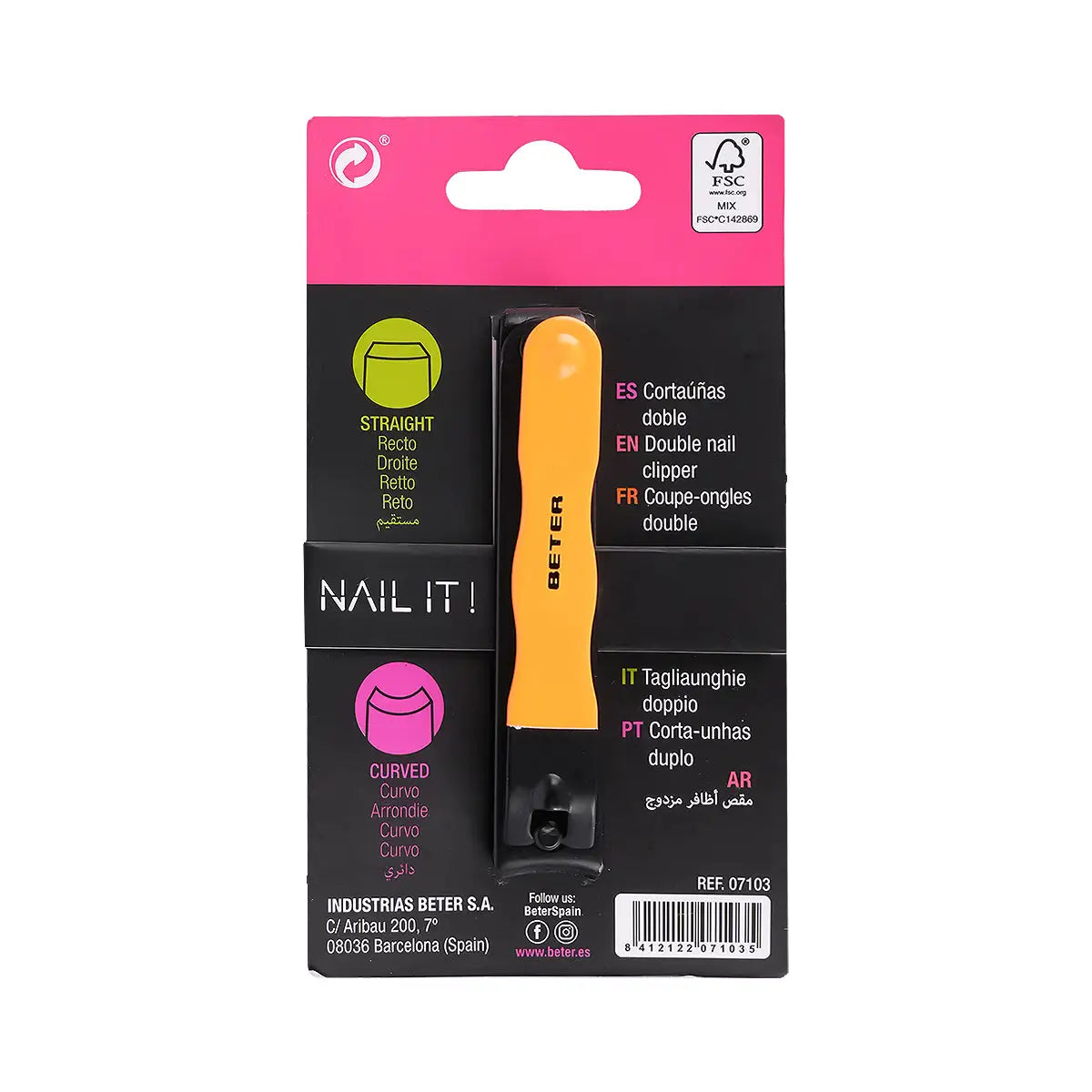 2-Beter Nail It Double Nail Clipper-07103 +1