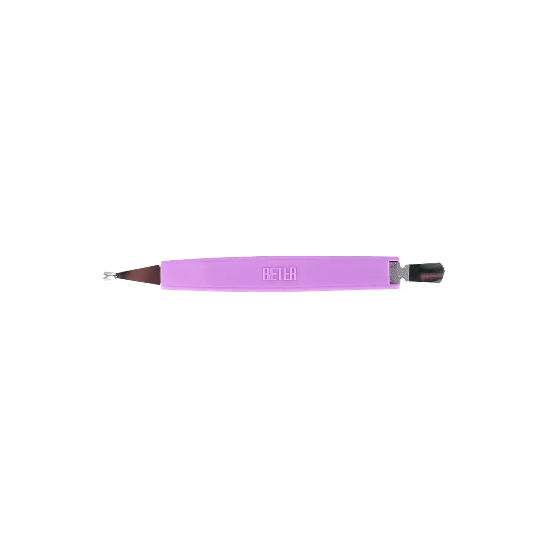 59408-Beter 3-in-1 Cuticle Cutter with Pusher &amp; File-24018 +3