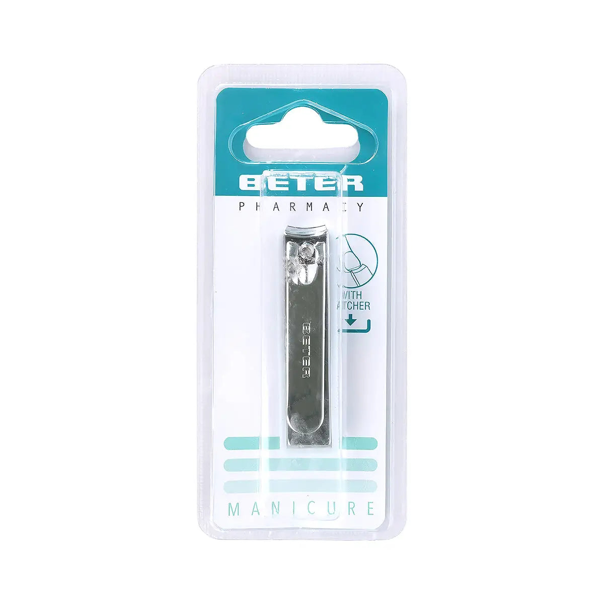 1-Beter Chrome Plated Nail Clipper with Catcher-24037