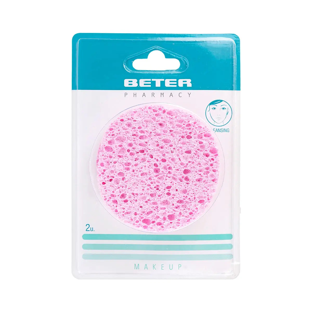 1-Beter Cellulose Makeup Cleansing Sponges 2pcs-24931