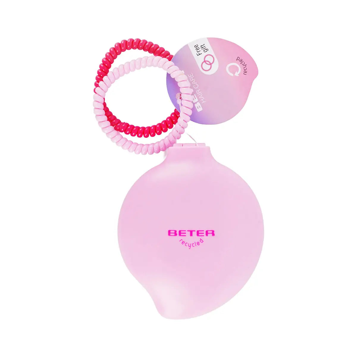Beter Folding Hair Brush with Mirror-03297