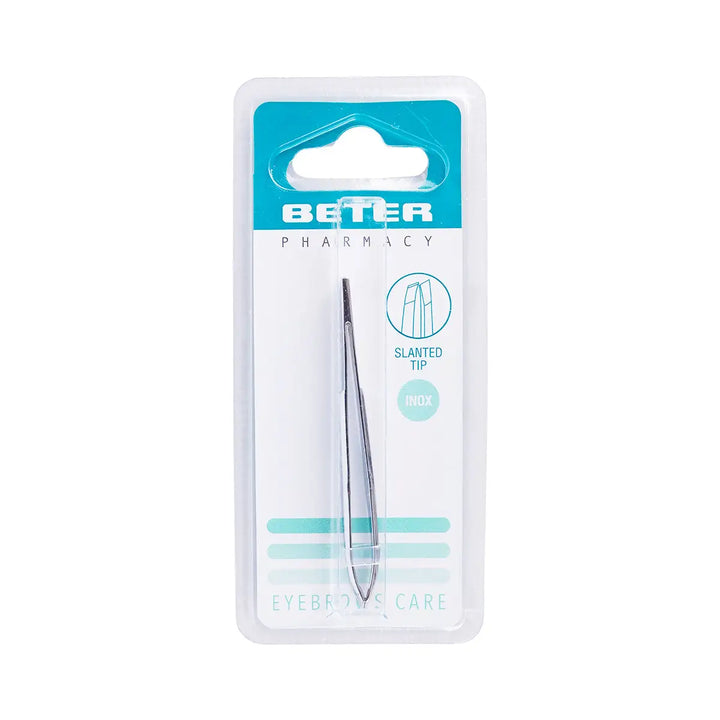 59430-Beter Chrome Plated Slanted Tip Tweezers-24017