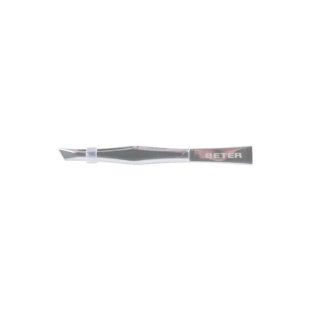 59430-Beter Chrome Plated Slanted Tip Tweezers-24017 +3