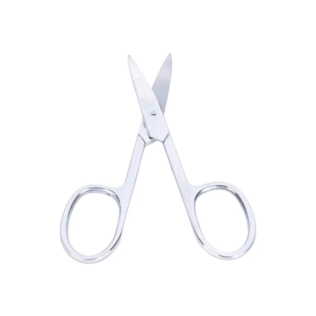 59433-Beter Chrome Plated Manicure Scissors Curved Tip-24012 +2
