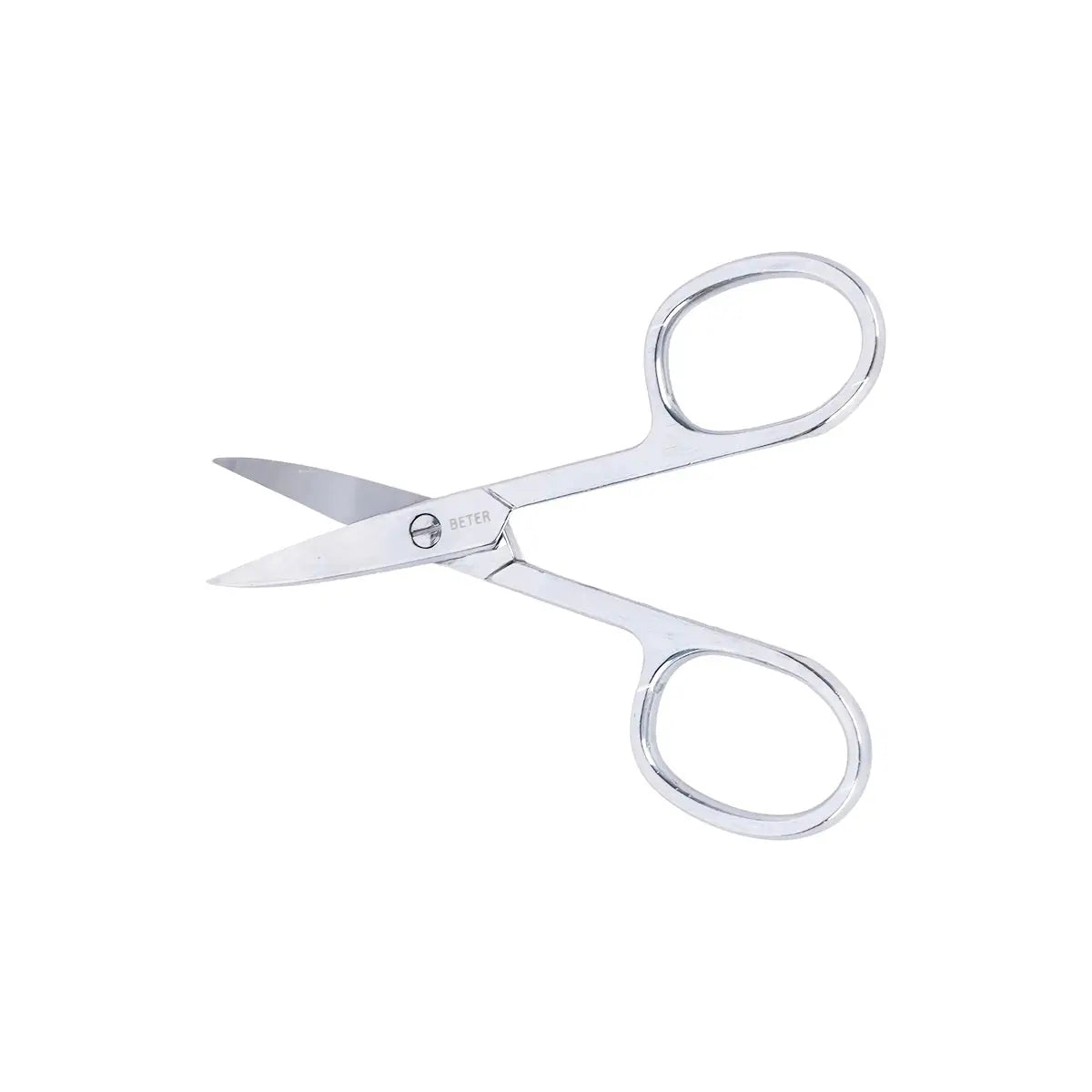 4-Beter Chrome Plated Manicure Scissors Curved Tip-24012 +3