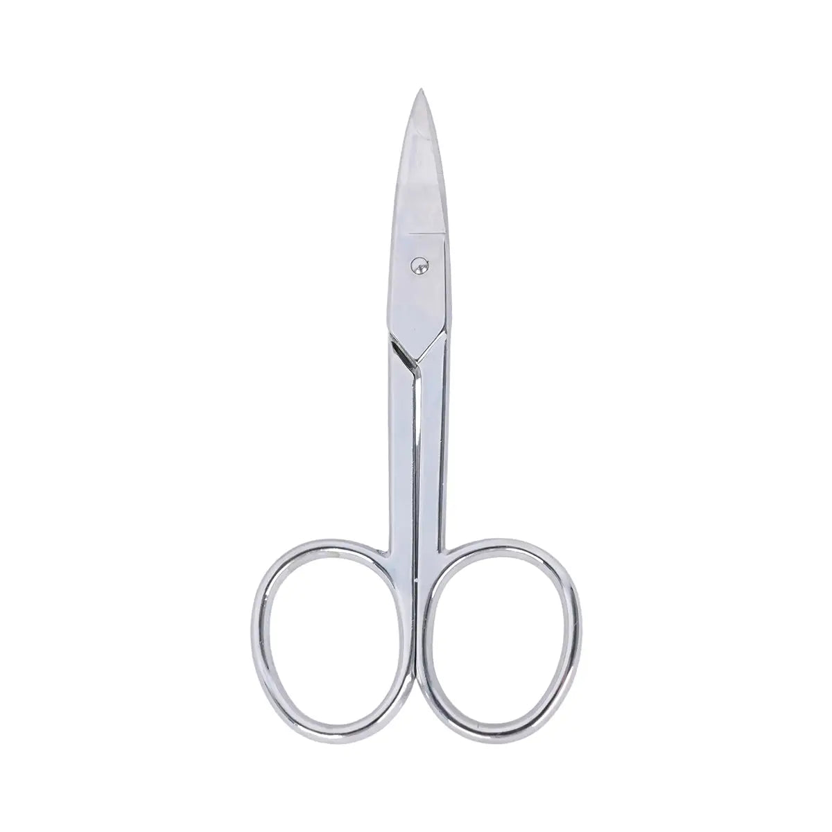 1-Beter Chrome Plated Manicure Scissors Curved Tip-24111
