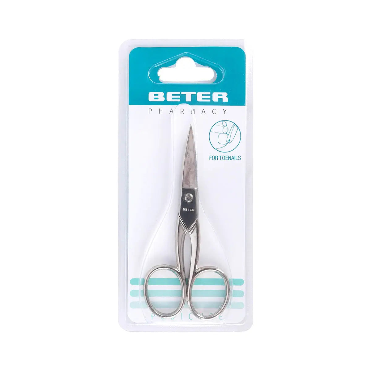1-Beter Chromeplated Pedicure Scissors-24033