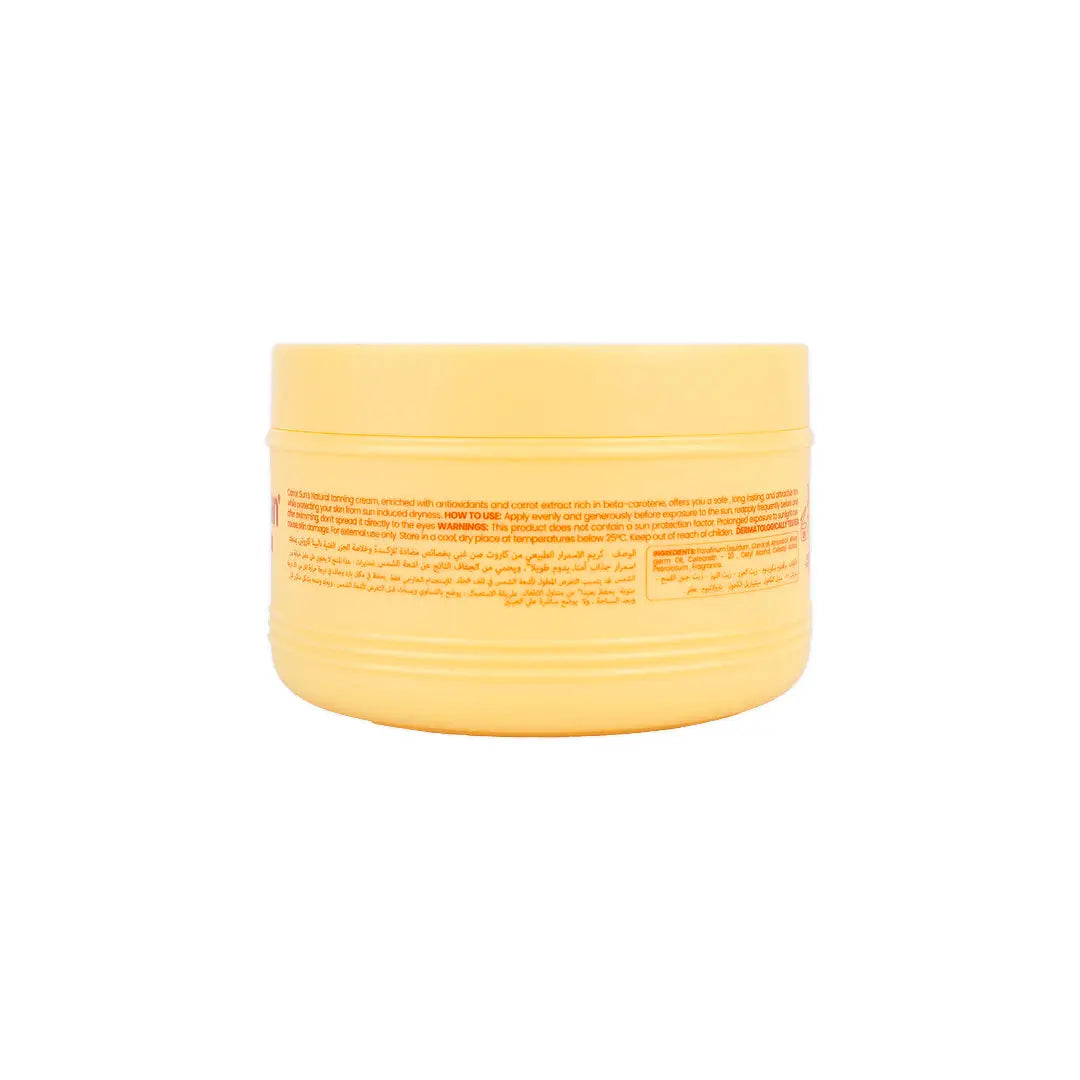 Carrot Sun Tanning Cream 350mL - Banana & Vanilla