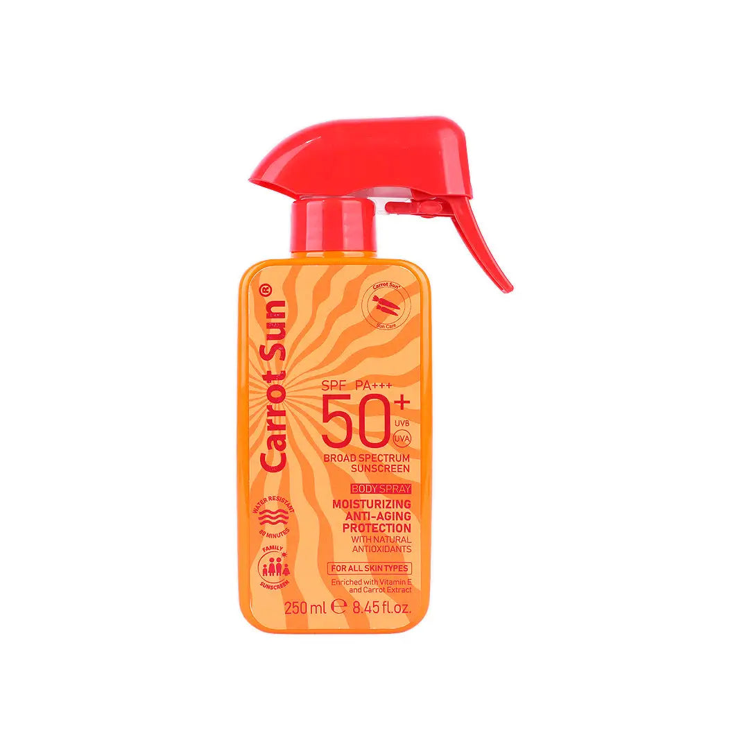 Carrot Sun Anti-Aging Sunscreen Body Spray SPF50+ PA+++ 250m