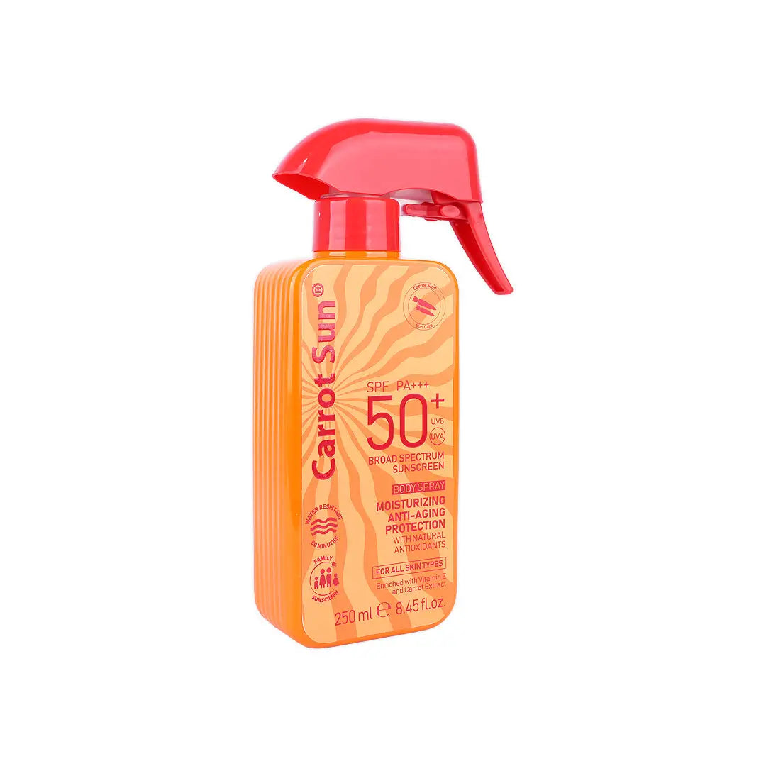 Carrot Sun Anti-Aging Sunscreen Body Spray SPF50+ PA+++ 250m