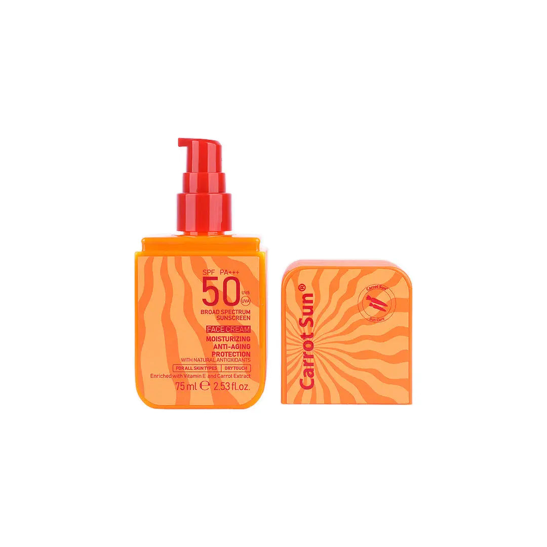4-Carrot Sun Anti-Aging Sunscreen Face Cream SPF50+ PA+++ 75mL +3