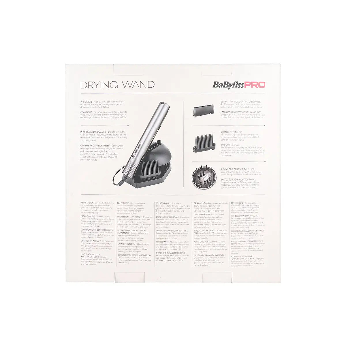 3-Babyliss Pro Drying Wand - Bab6880U +2