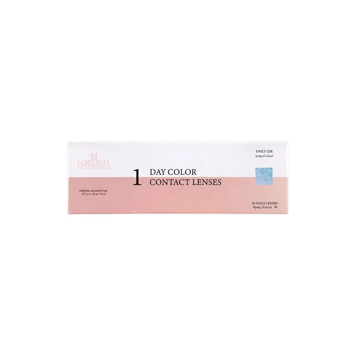 59496-Loroyal One Day Color 10 Contact Lenses - Woody +1