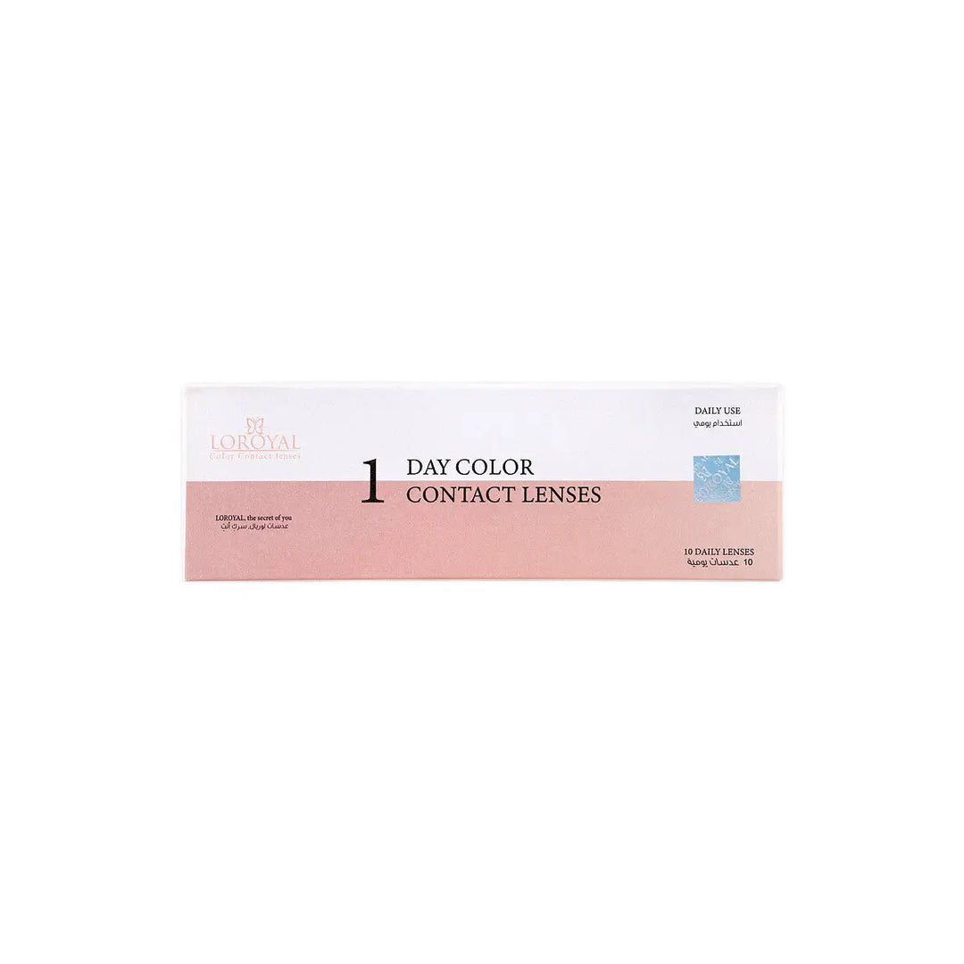 59496-Loroyal One Day Color 10 Contact Lenses - Woody +1