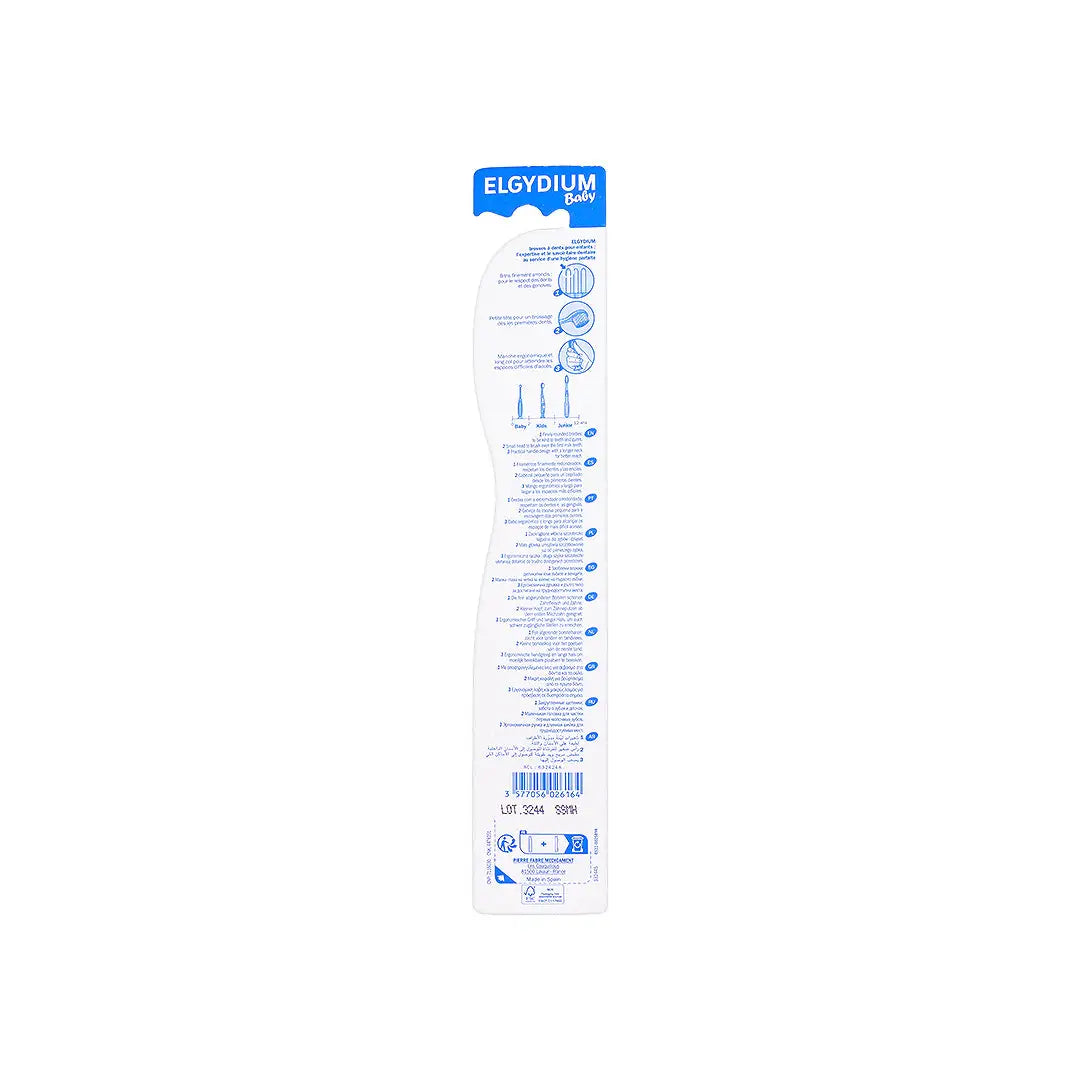 Elgydium Baby Toothbrush 0-2 -Raccoon
