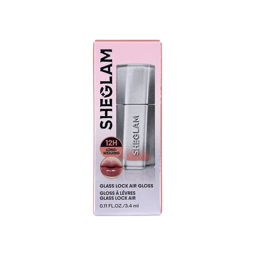 59504-Sheglam Glass Lock Air Gloss 013- French Toast +5