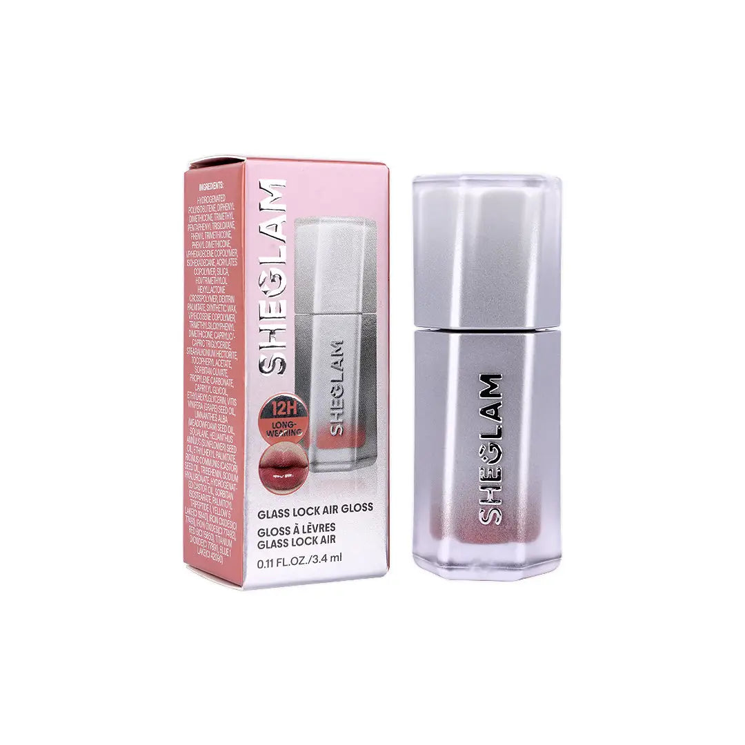 59504-Sheglam Glass Lock Air Gloss 013- French Toast +1