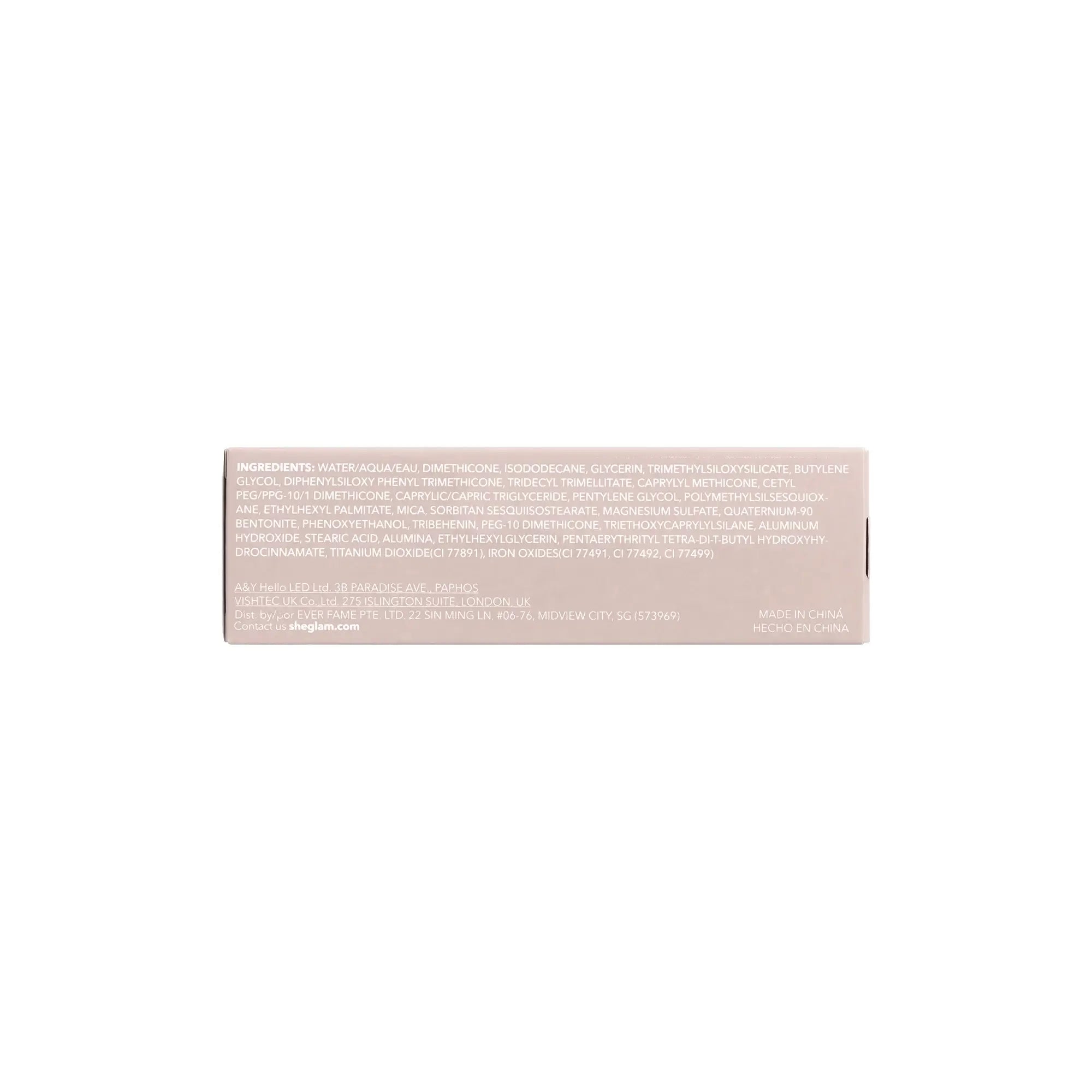 Sheglam Skinfinite Hydrating Foundation 30mL-Nude