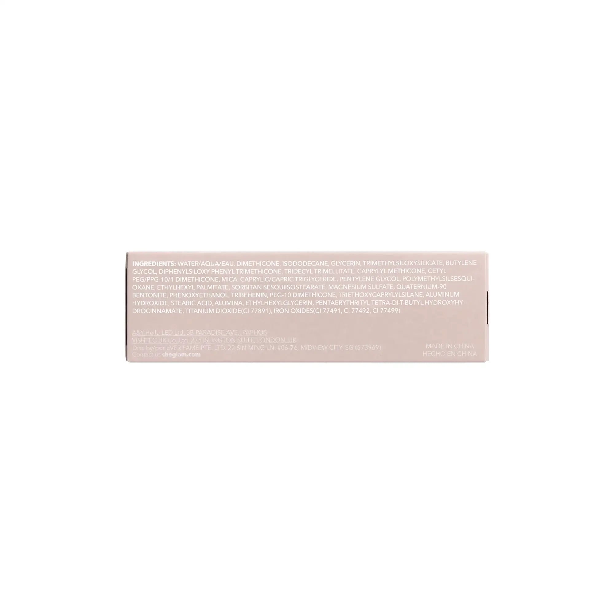Sheglam Skinfinite Hydrating Foundation 30mL-Golden