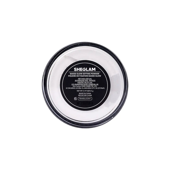 59512-Sheglam Baked Glow Setting Powder- Translucent +4