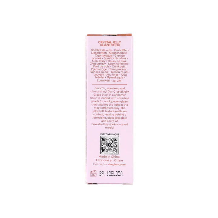 59517-Sheglam Crystal Jelly Glaze Stick 03- Peach Fuzz +6