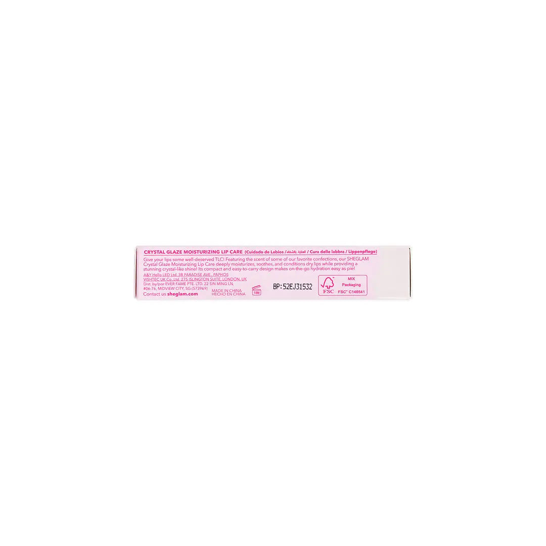 Sheglam Crystal Glaze Moisturzng Lip Care-Strawberry Milk
