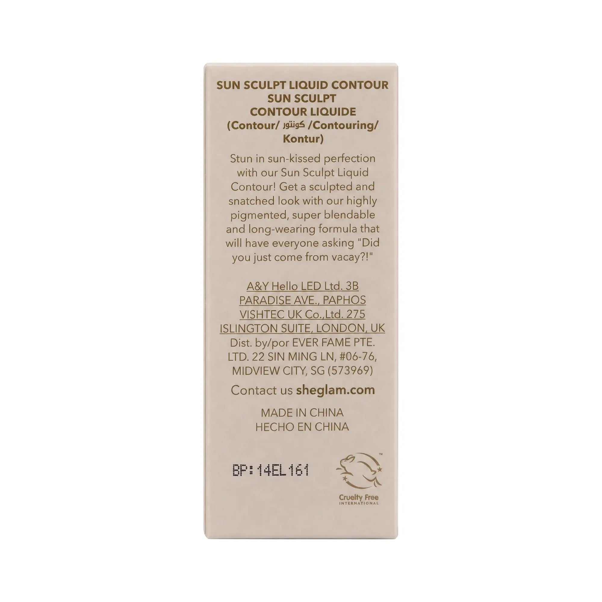 Sheglam Sun Sculpt Liquid Contour-Maple Syrup