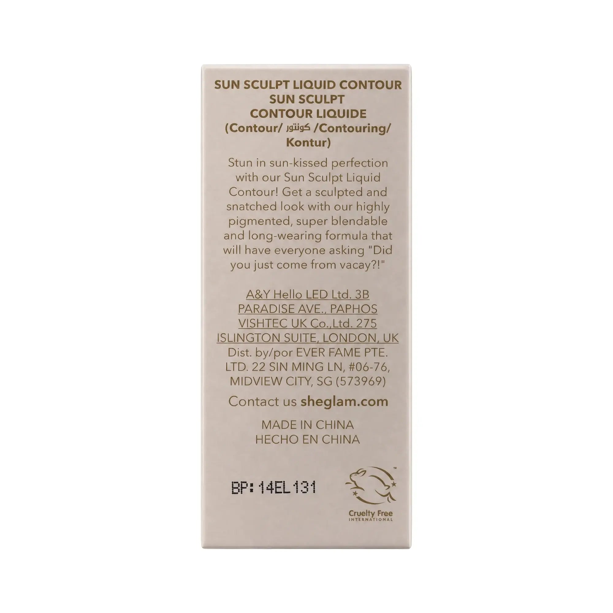 Sheglam Sun Sculpt Liquid Contour-Tawny Amber