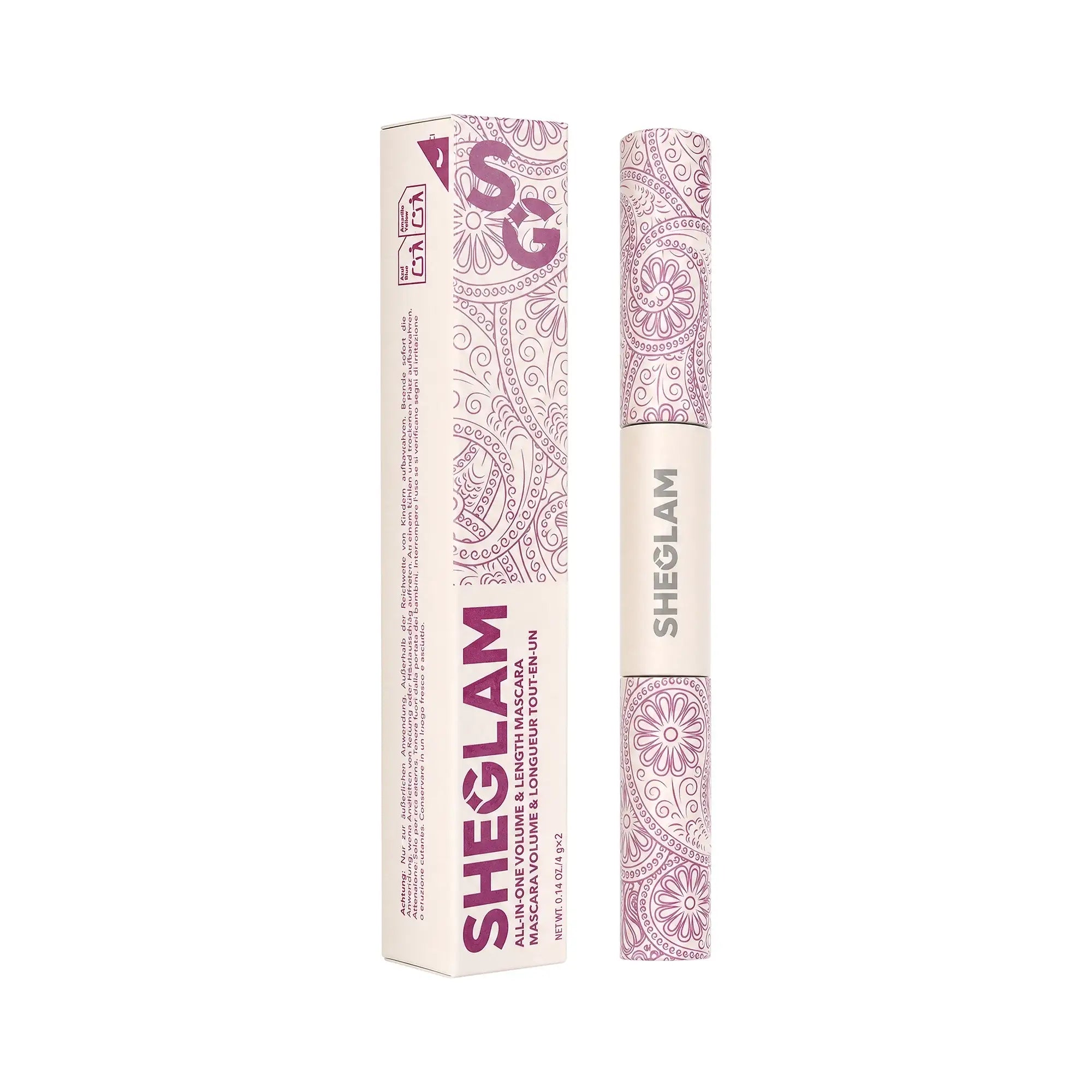 Sheglam All-In-One Volume &Length Mascara Waterproo-Brugundy