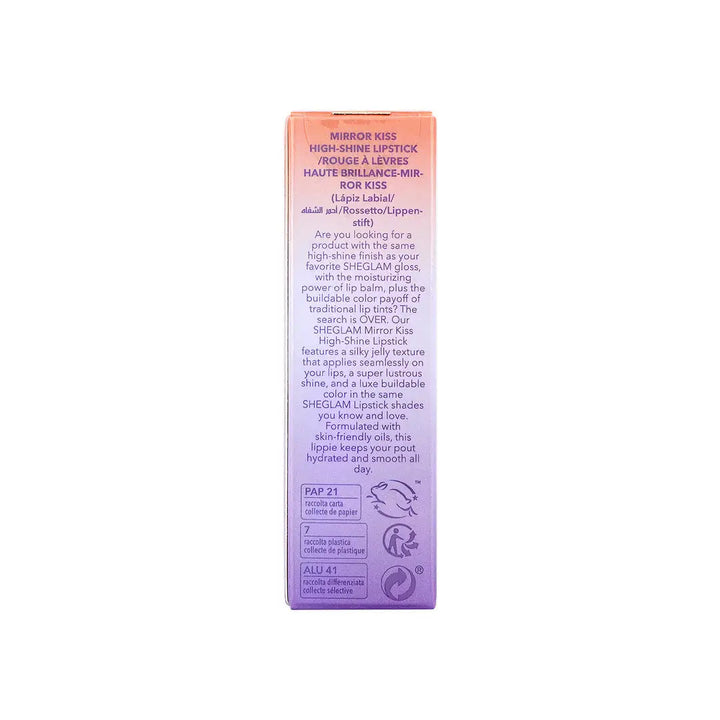 59533-Sheglam Mirror Kiss High-Shine Lipstick-Own Your Shine +8