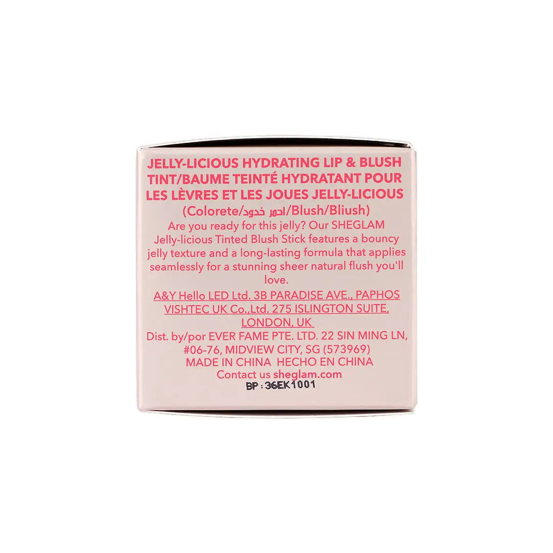 Sheglam Jelly-Licious Hydrating Lip & Blush Tint-Coucou