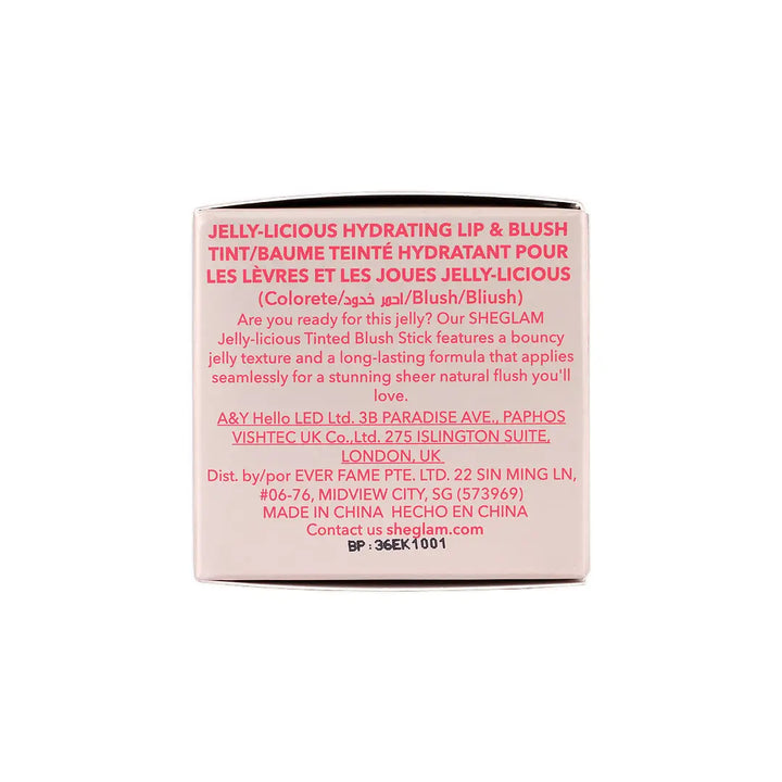 59535-Sheglam Jelly-Licious Hydrating Lip &amp; Blush Tint-Coucou +7