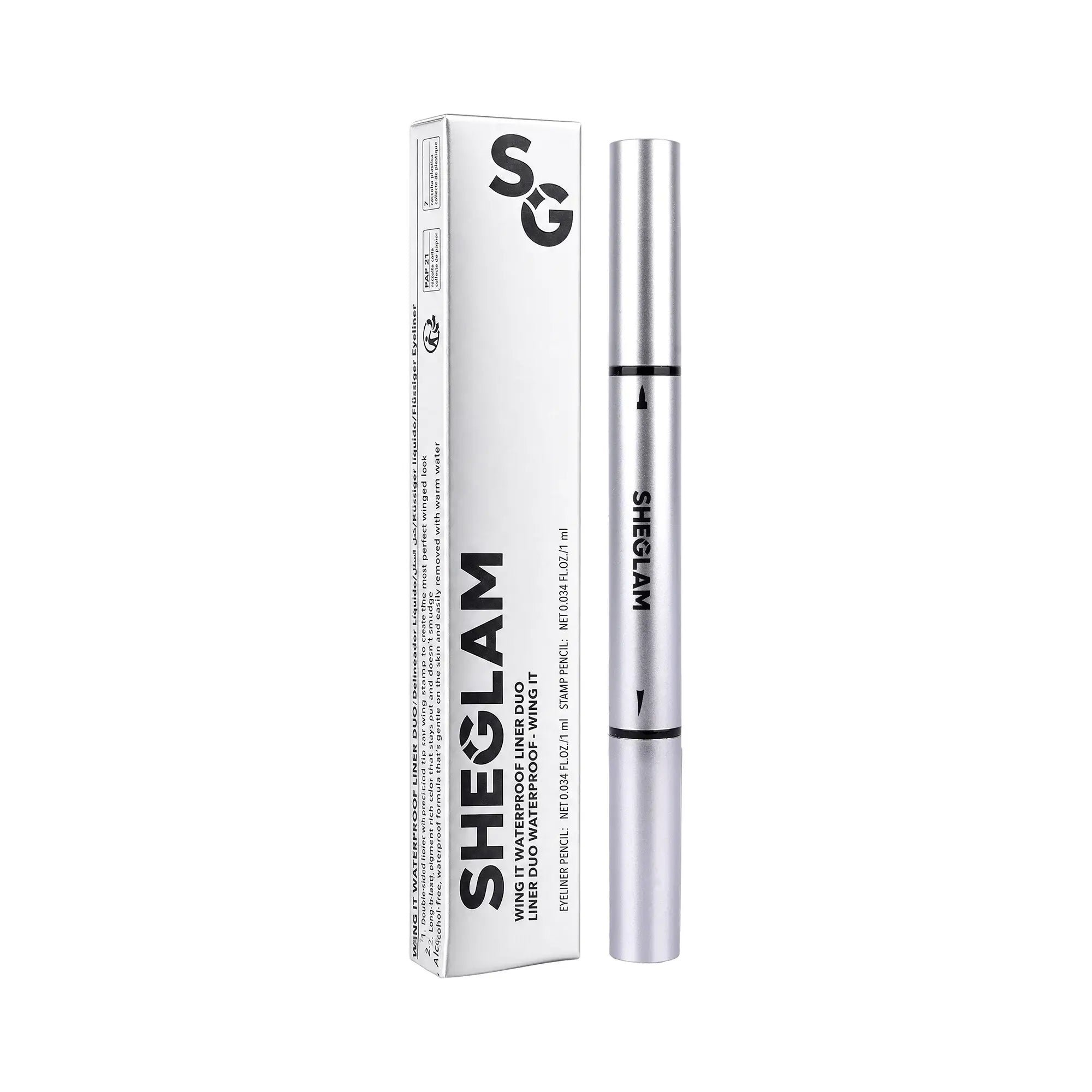59540-Sheglam Wing It Waterproof Liner Duo-Black