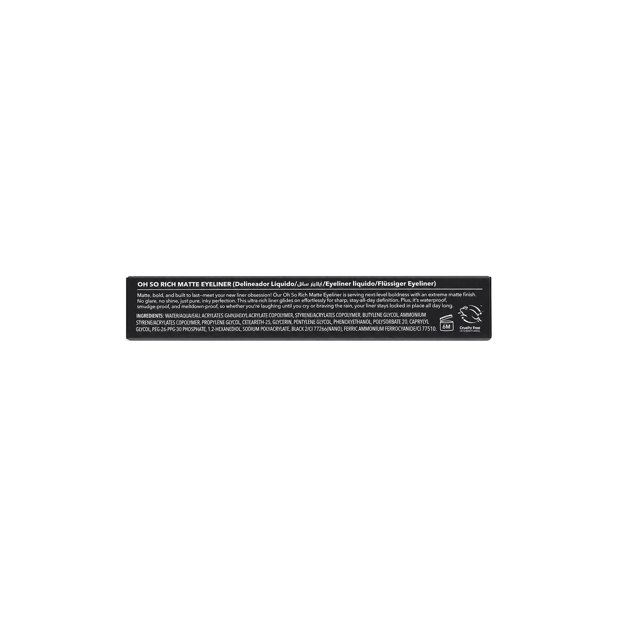 Sheglam Oh So Rich Matte Eyeliner-Black